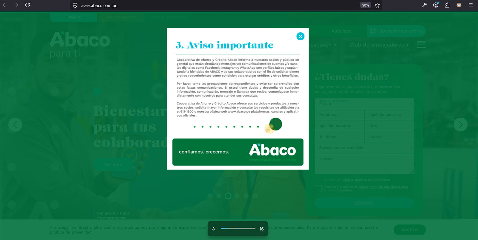 web de abaco