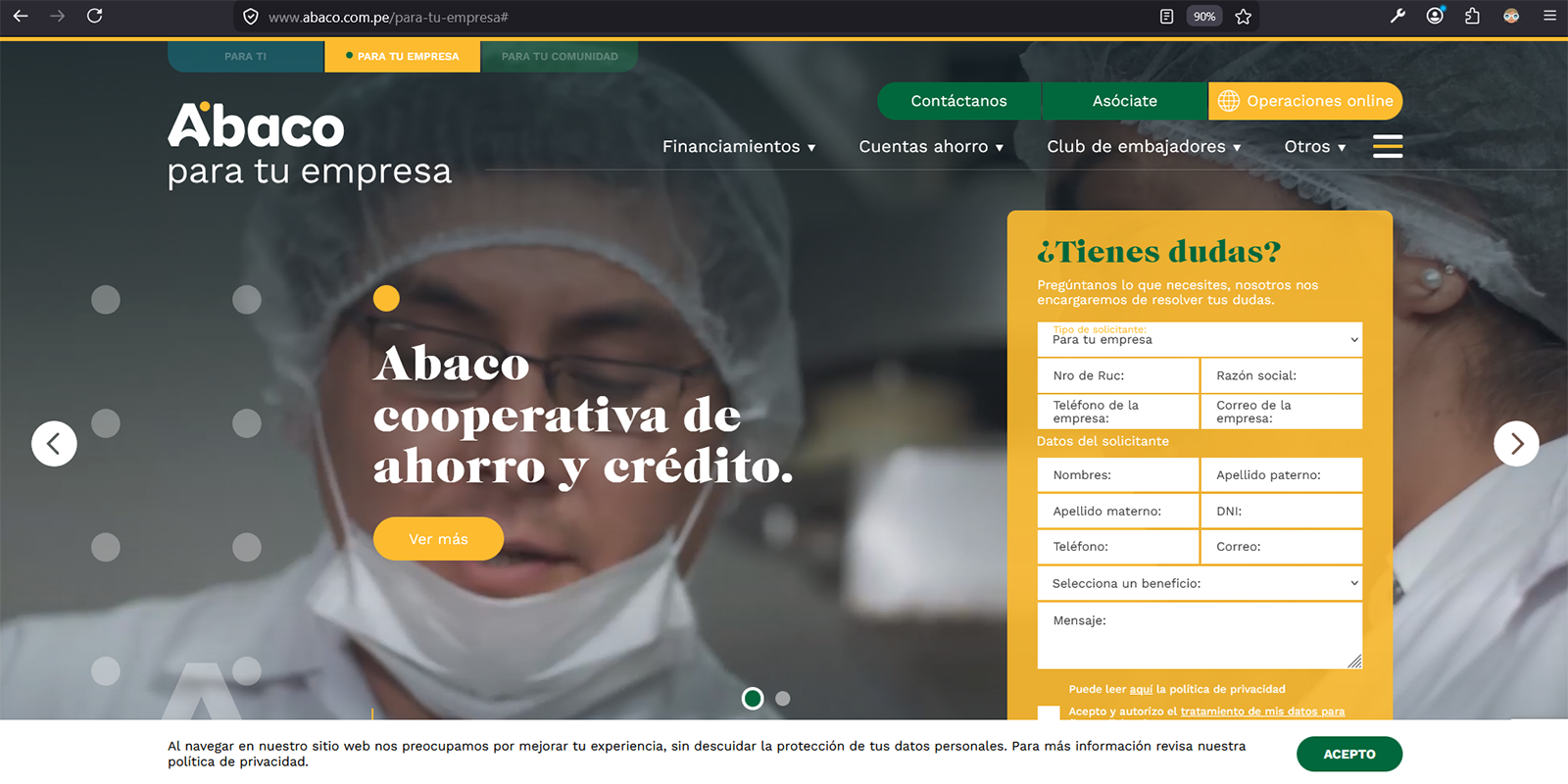 web de abaco