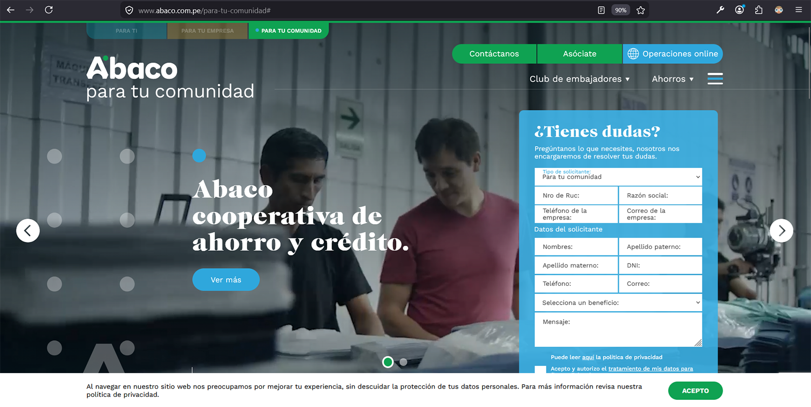 web de abaco
