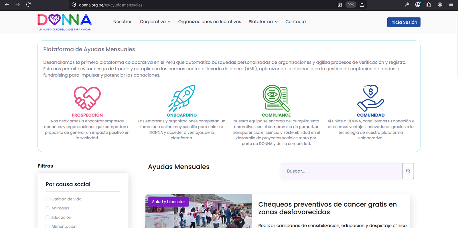 web de donna