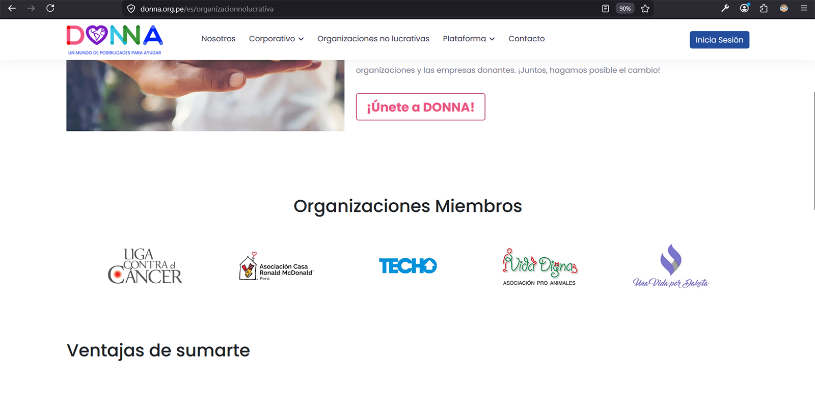 web de donna