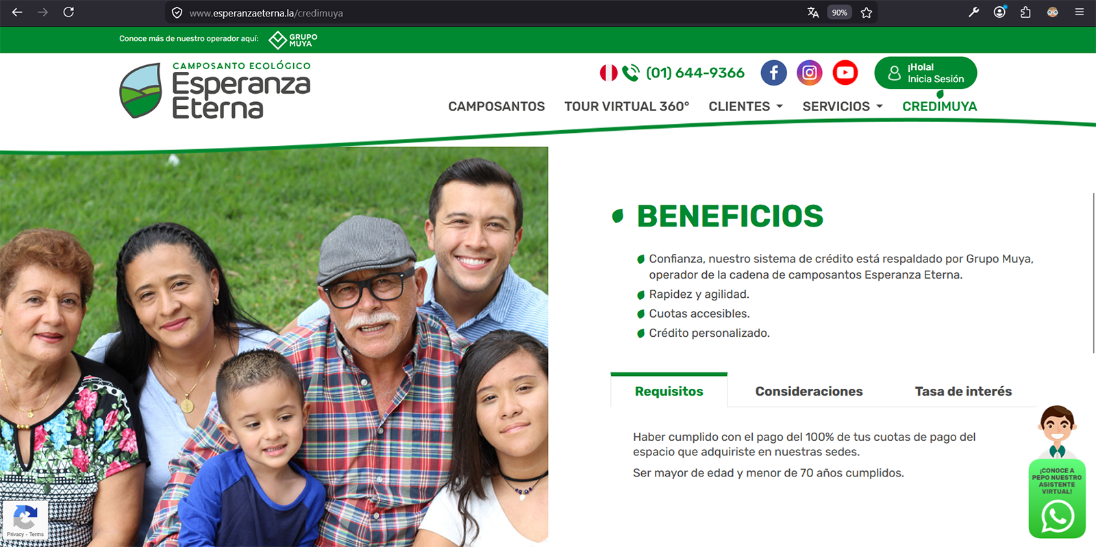 web de esperanza