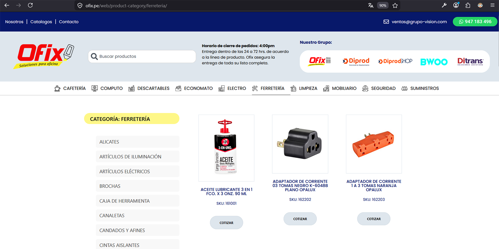 web de ofix